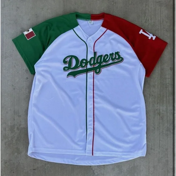 Los Angeles Dodgers Jersey Mexican Heritage Night Mexico Baseball MLB 2019